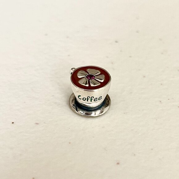 Coffee Cup Bracelet Charm - Picture 1 of 6